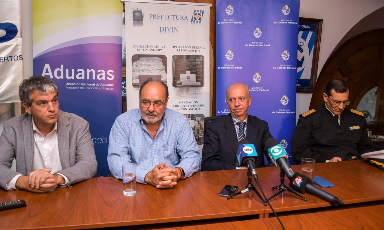 Autoridades incautación de drogas