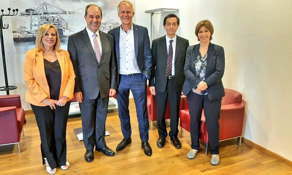 Delegación de ANP en Hamburgo