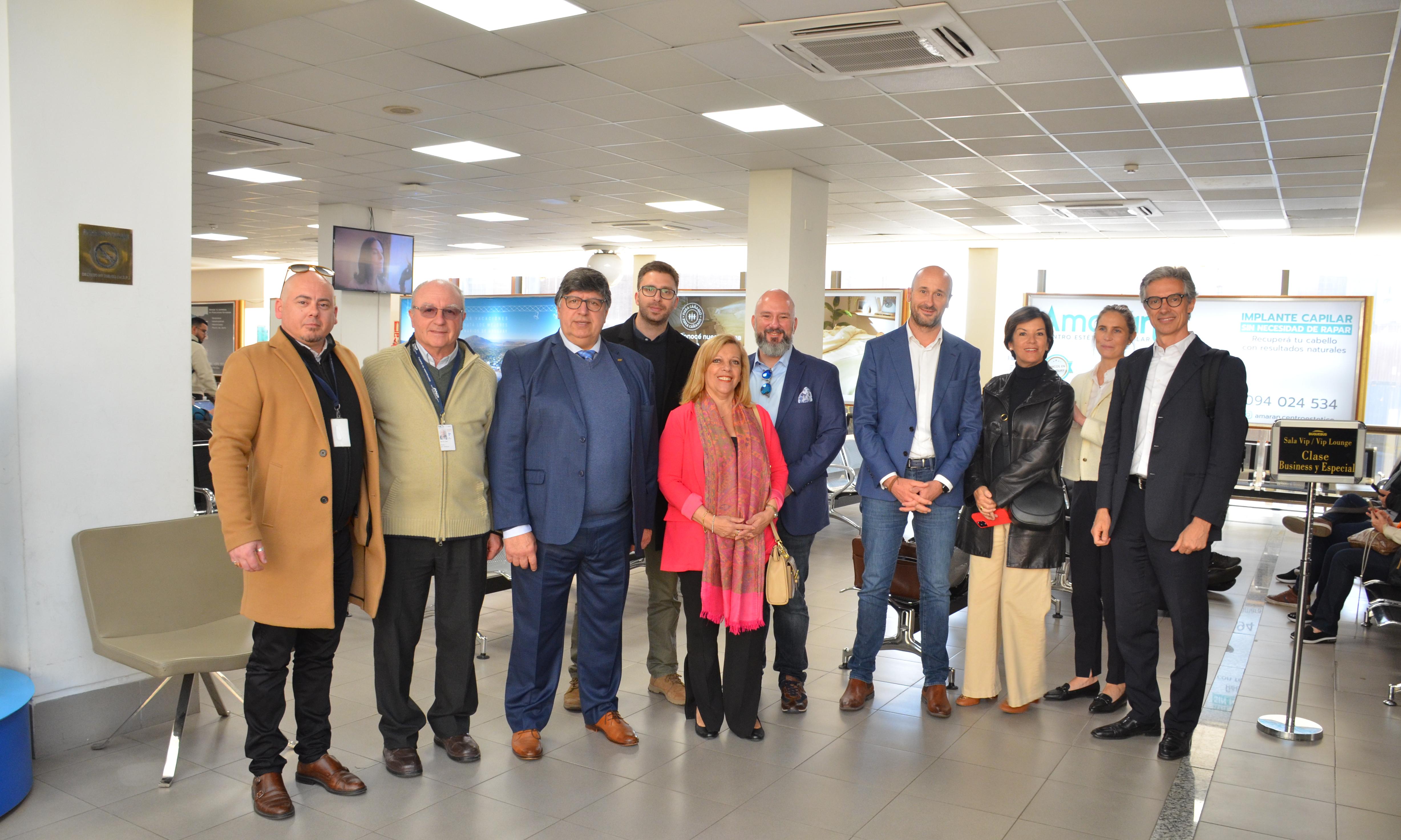 Representantes de ANP con delegación.