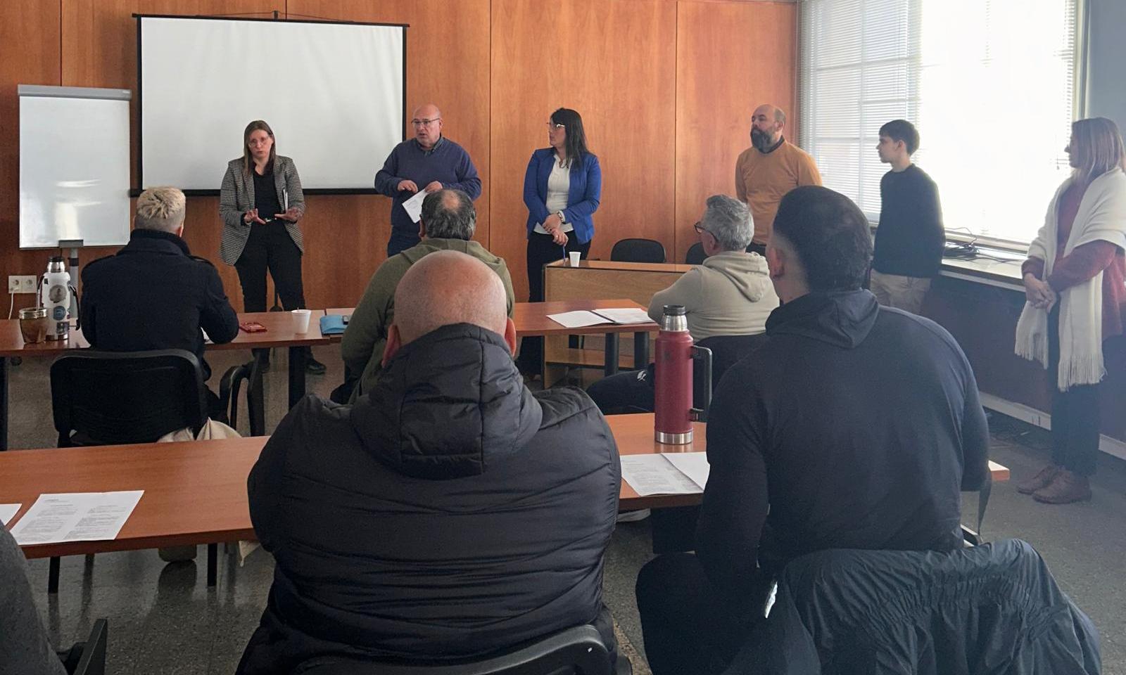 Bienvenida a los funcionarios del Área Dragado