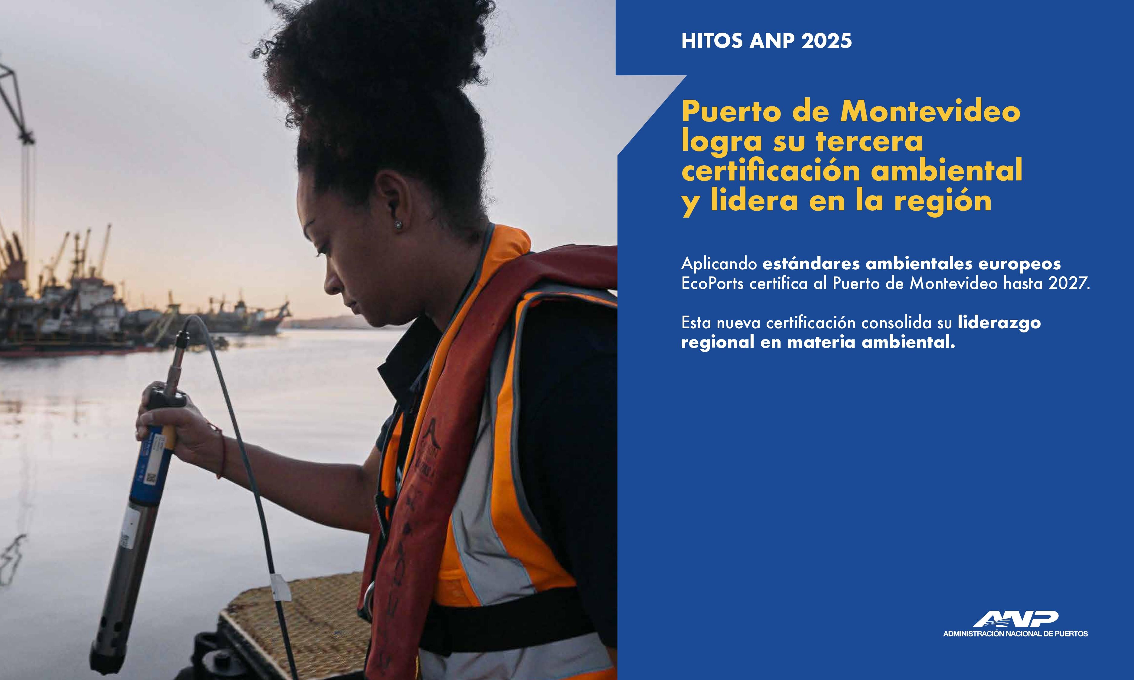 Certificación ambiental portuaria se mantiene bajo estándares internacionales