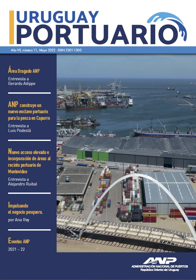 Tapa revista uruguay portuario número 11 mayo 2022